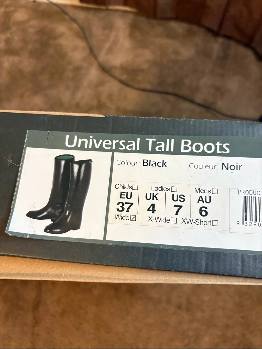 Sleek Black Over-the-Knee Riding Boots